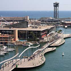 Port Vell porto di Barcellona